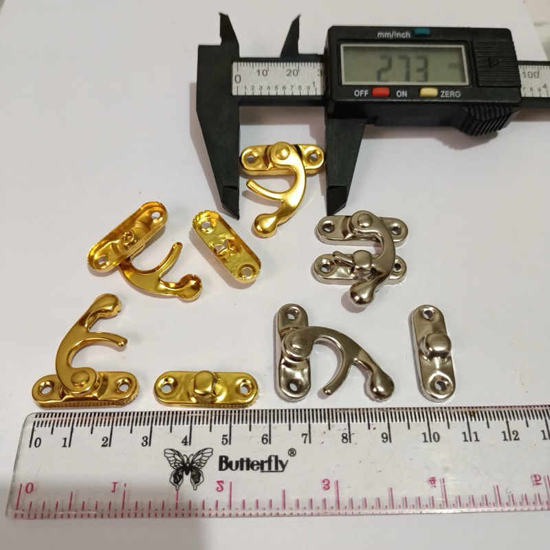 kunci pengait box / kunci kotak perhiasan / kunci kotak plakat / 100sets