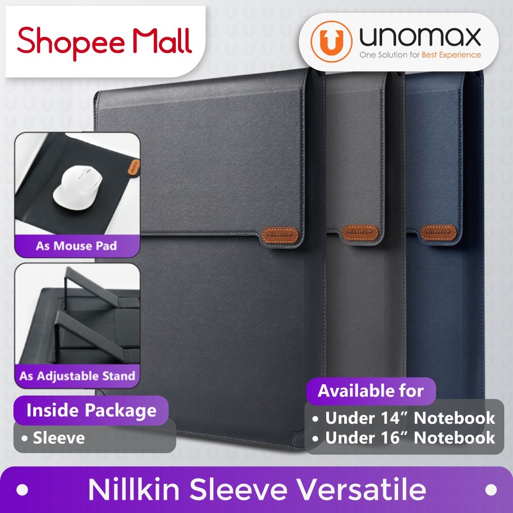 [TERLARIS] Sleeve Nillkin Versatile for Laptop / Notebook / MacBook 14"