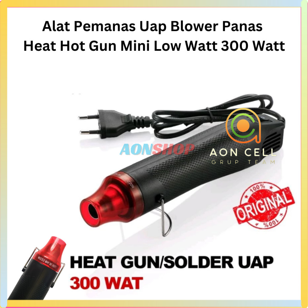 [AS] Alat Pemanas Uap Blower Panas Heat Gun Mini Low Watt 300 Watt
