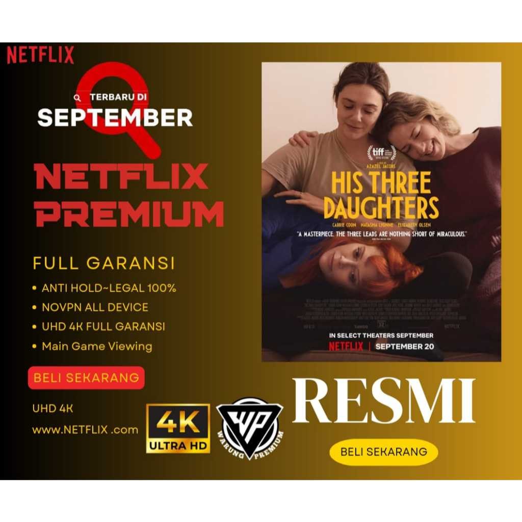 NETFLIX PREMIUM 30-90HARI SHARING & PRIVATE PROFILE FULLGAR AMANAH100%