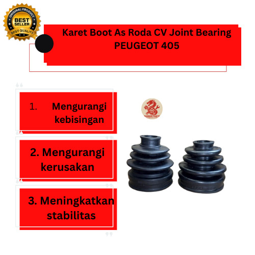 Karet Boot As Roda CV Joint Bearing PEUGEOT 405