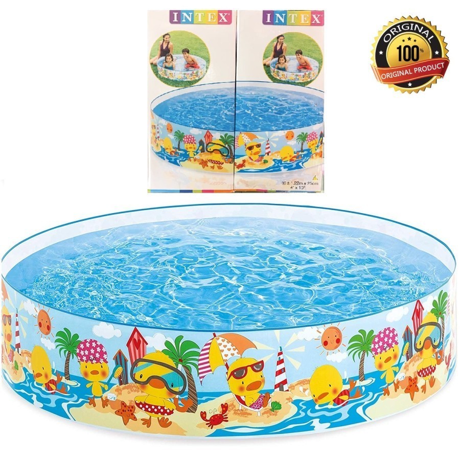 Intex 56451 Kolam Renang Anak Tanpa Dipompa 152cm / Kolam Mandi Bola / Kolam Anak