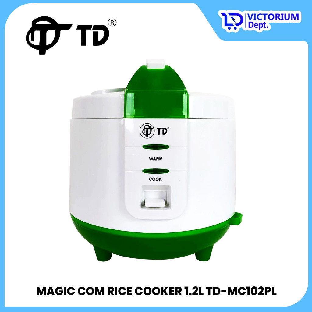 VICTORIUM - MAGIC COM RICE COOKER 1.2 LITER TWINDOG TD-MC102PL MEMASAK MENGUKUS MENGHANGATKAN