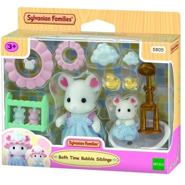 Sylvanian Bath Time Bubble Siblings 5805