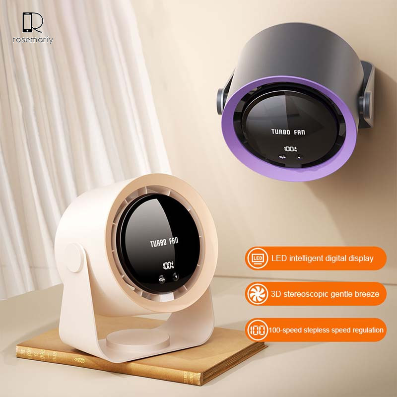 NS-22 Kipas Angin Strong Wind 100 Gear Wind Speed kipas 4000mah dinding Digital Display Adjustable T