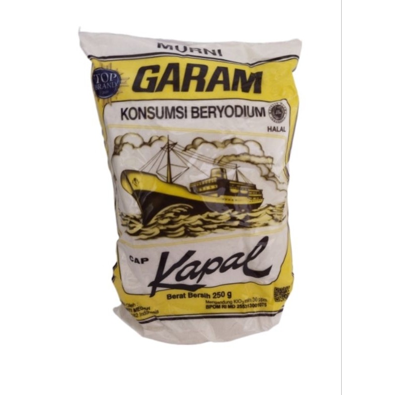 

Garam Kapal asli murni 250G