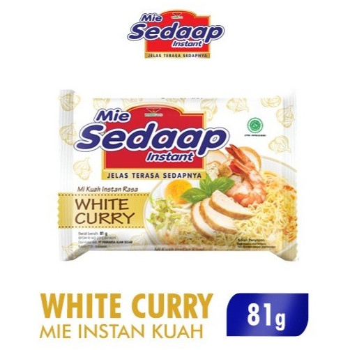 

Sedaap Mie Instan KARI White Curry 81 gr rasa Curry Creamy