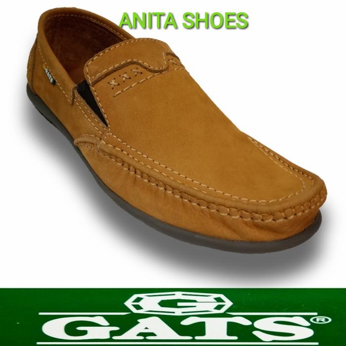 Sepatu Kulit GATS - HK_0002 - Tan, 38