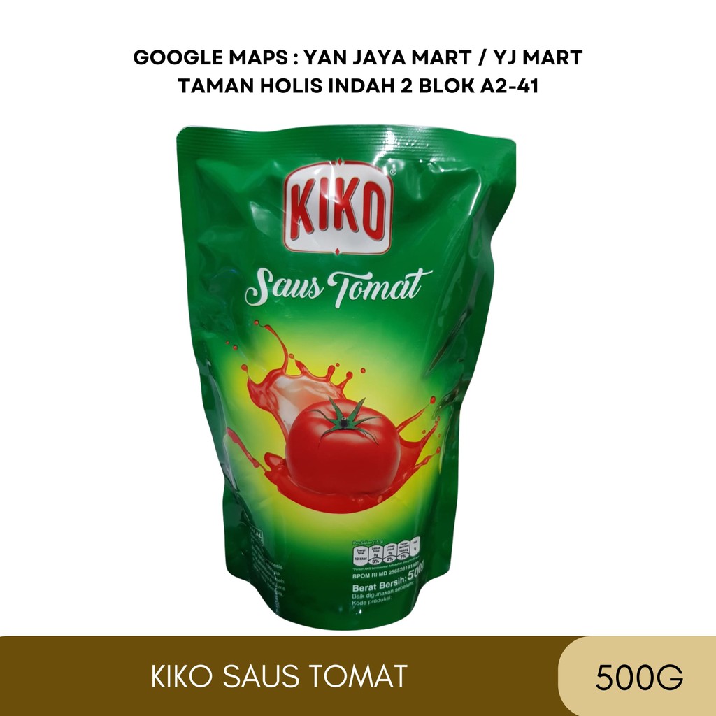 

Kiko By Delmonte / Delmonte Saus Tomat / Tomato Sauce / Saos / Kemasan Pouch 500G