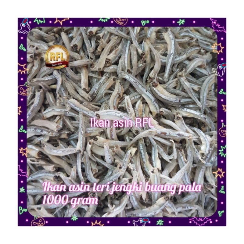 

ikan asin teri jengki bulat tanpa kepala 1000 gram
