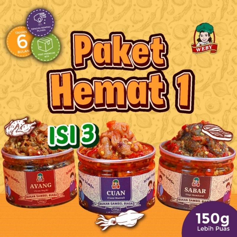 

Paket Hemat ISI13 Ayang Cuan Sabar