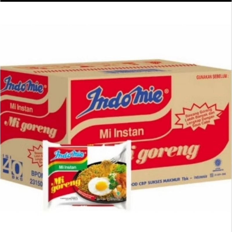 

Indomie Goreng 1 Dus isi 40 Bungkus