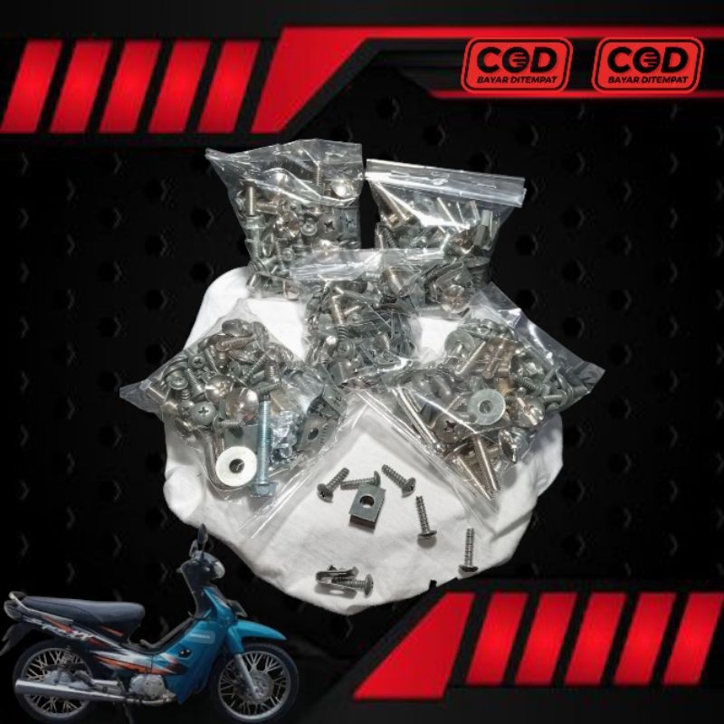 COD Baut Full Body Supra XX / Baut Fullset body halus body kasar Honda Supra xx