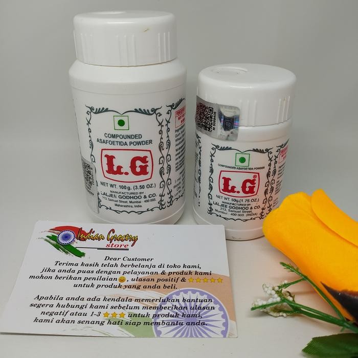 

Hot Produk LG HING ASAFOETIDA POWDER - 100gr Terbaik dan Terlaris