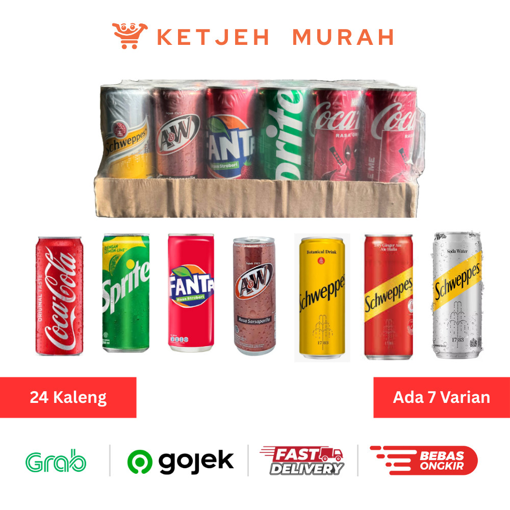 

Minuman Soda Mix Campur Rasa Sesuka Hati 250 ML 1 Dus isi 24 Kaleng (Tulis di Note)