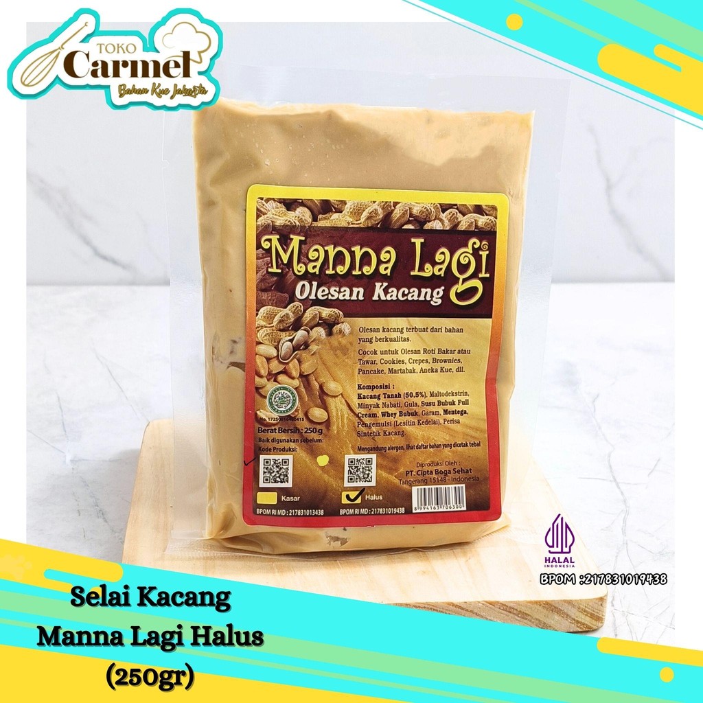 

Selai Kacang Halus Manalagi 250gr
