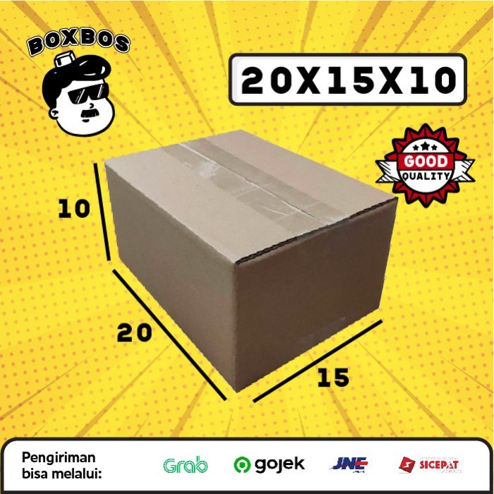 

20x15x10 CM KARDUS Corrugated Packaging Box packing SHEET