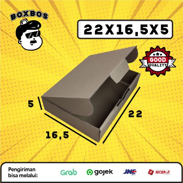 

22x16,5x5 CM Pizza KARDUS Corrugated Packaging Box packing Diecut