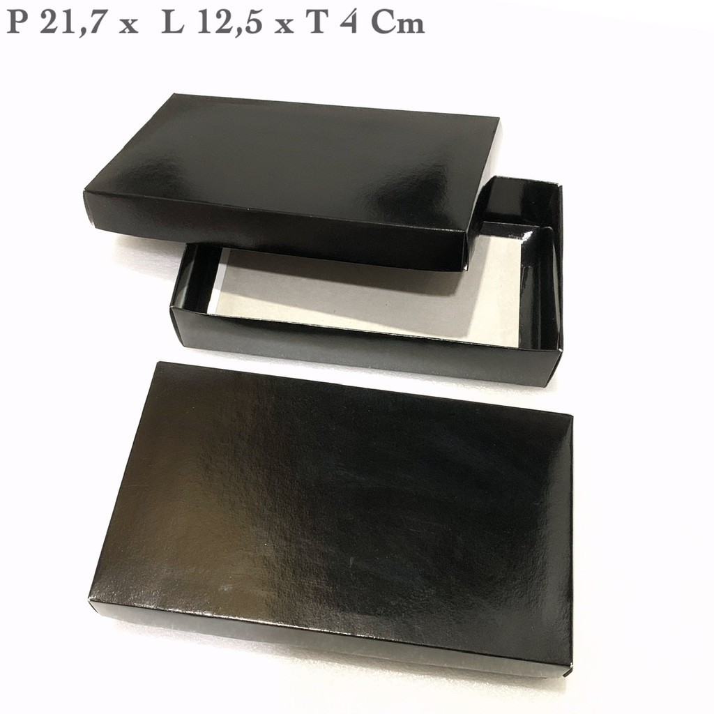 

KARDUS DOMPET HITAM POLOS BOX / DUS bisa COD