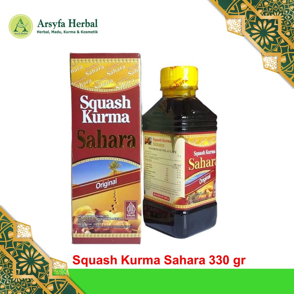 

Squash Kurma Sahara Sari Kurma Sahara Original 330 gram