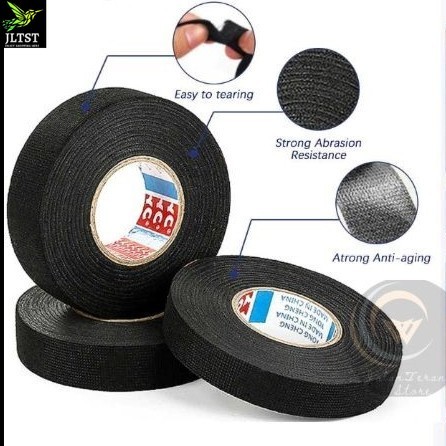 

Lakban Kain 20mm Kabel Listrik Awet Tahan Panas 15m Isolasi Kain 20 mm Berkualitas
