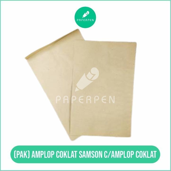 (SN.ATK)  (Pak) Amplop Coklat Samson C/Amplop Coklat