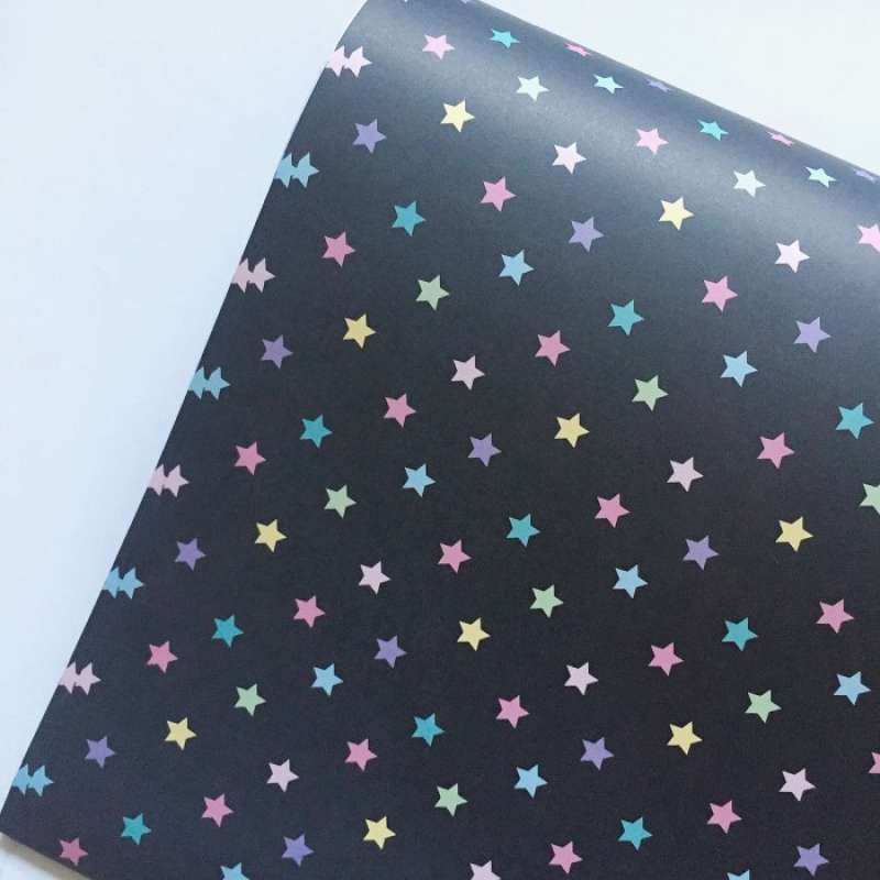 

Kertas Kado Jumbo Bintang Warna Warni
