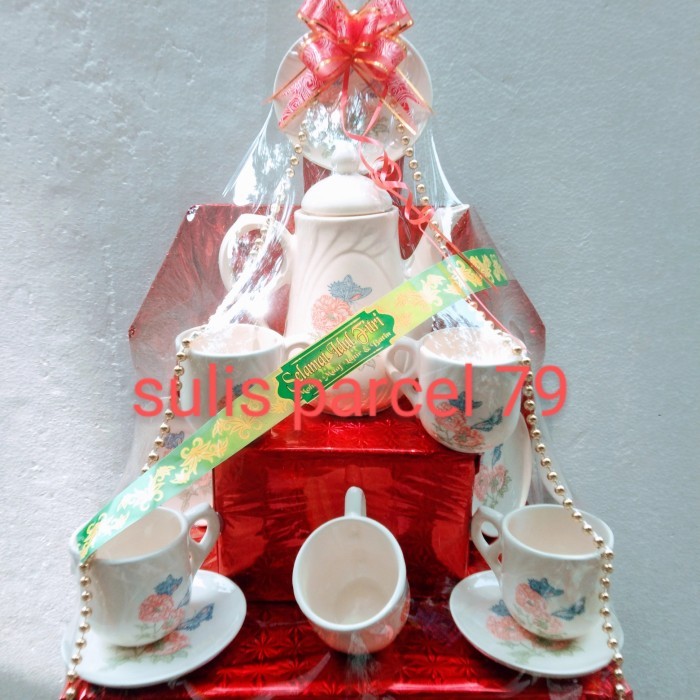 

Best Seller- parcel tea set keramik lebaran B