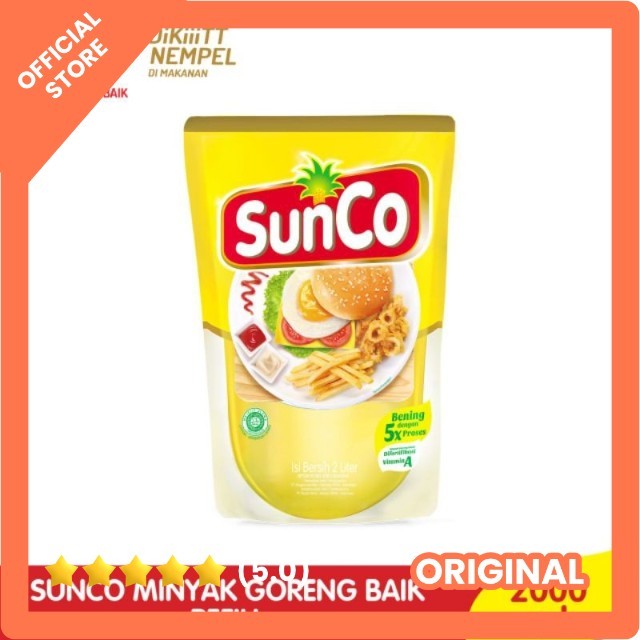 

HARGA KHUSUS TOKO BARU minyak sunco minyak goreng sunco pouch 2 liter PROMO 12.12