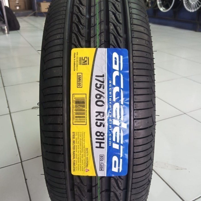 Accelera Ecoplus Size 175/60 R15 Untuk Ban Mobil Honda jazz, Nissan March