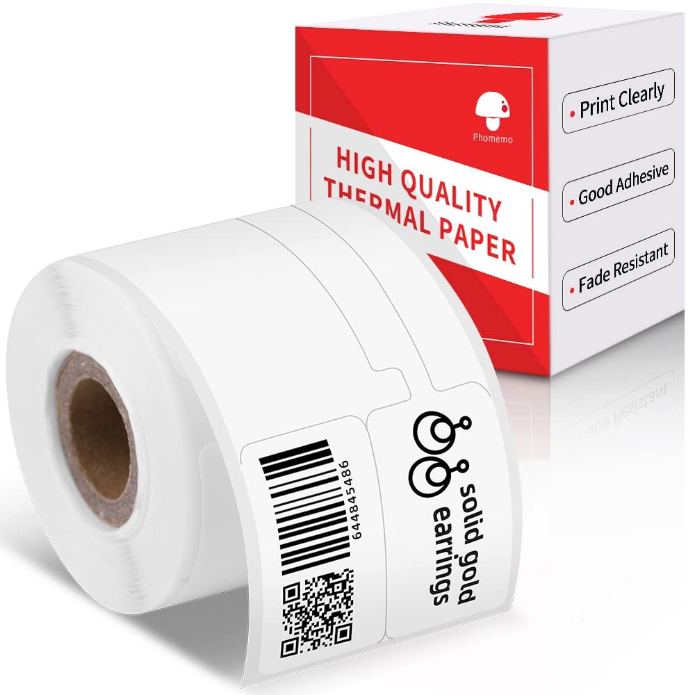 

Self-Adhesive Jewelry Price Label Paper for Phomemo M110 Label Maker 70x30mm Thermal Paper Use with M110 M221 M200 M220 Printer