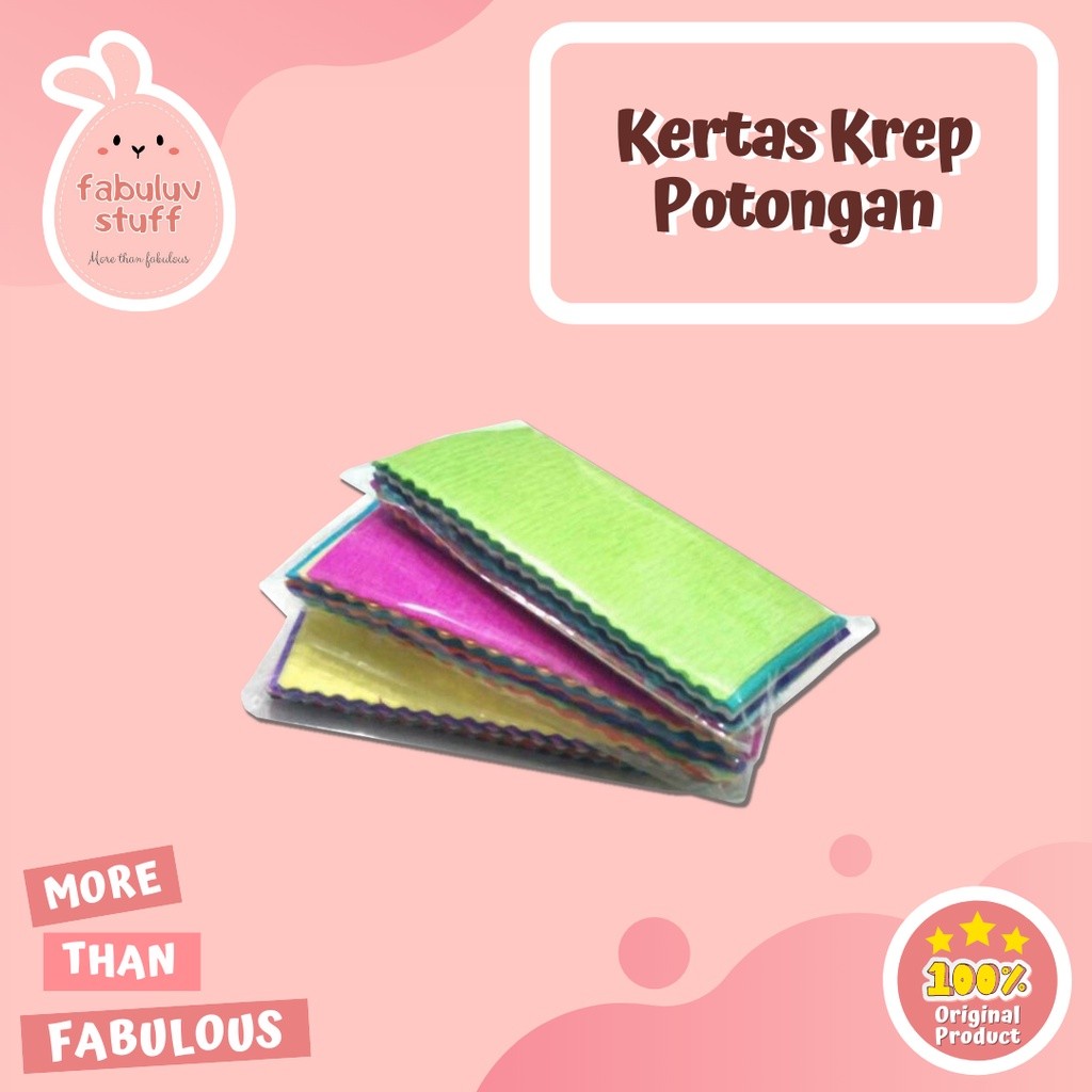 

ATK ~ Kertas Krep Warna Warni / Crepe Paper / Kertas Crap Colour Bungkusan