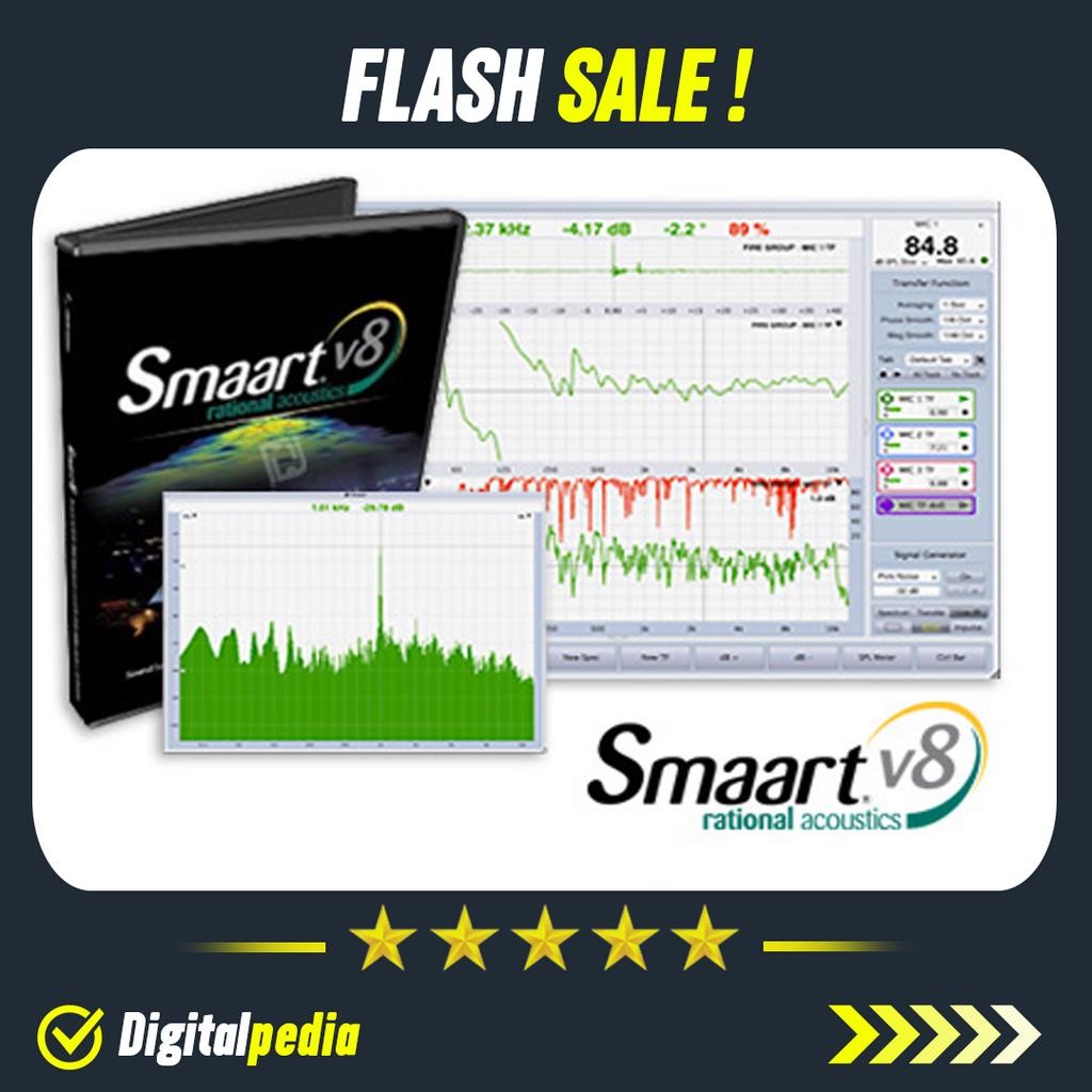 Aplikasi SMAART V8 SMA ART 8 Live Windows MAC OS PRO Premium Lifetime Full Version Terbaru Software 