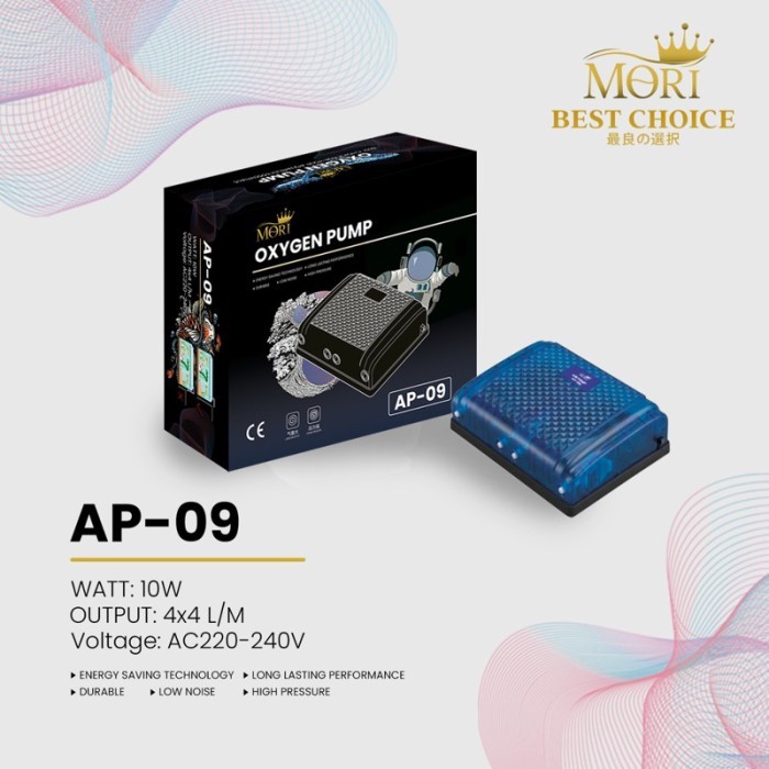 MORI AP 09 POMPA AERATOR 4 LOBANG