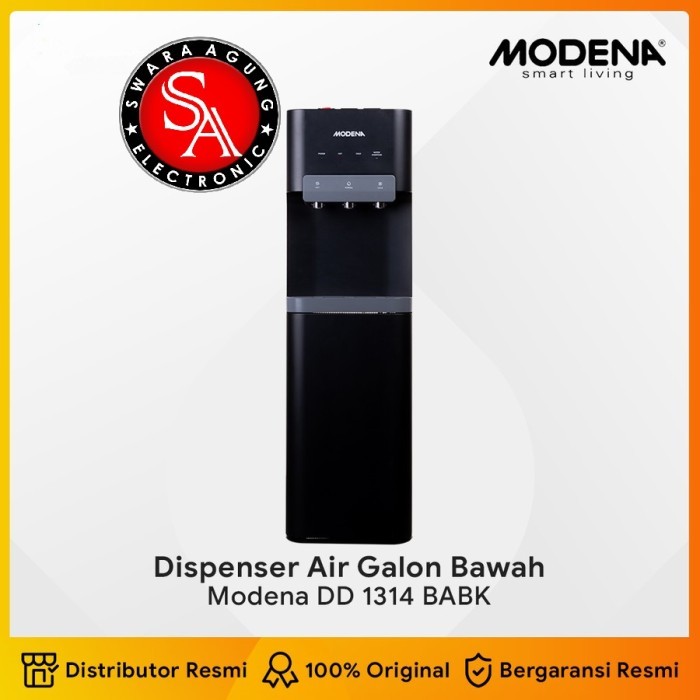 Dispenser Galon Bawah MODENA Type : DD1314BABK - Low Watt ( MEDAN )