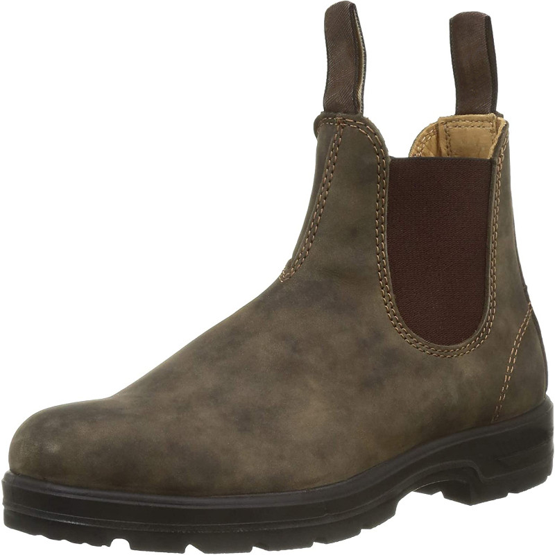 Mens Leather Boots Casual Slip on Formal Oxfords Boot Vintage Couple Shoes Classcis Man Chelsea Boot