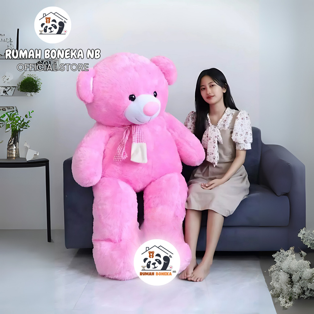 Boneka Jumbo Teddy Bear Boneka Besar 1,3 Meter SNI