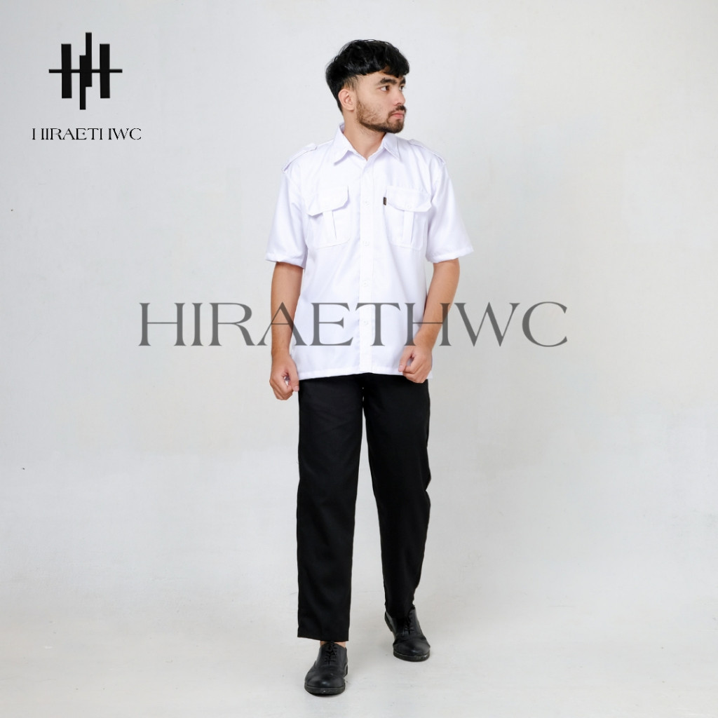 PROMO Seragam Putih PNS, Baju PNS, Baju PNS Pria, Dinas Putih, Kemeja Putih, PDH Putih Pendek Panjan