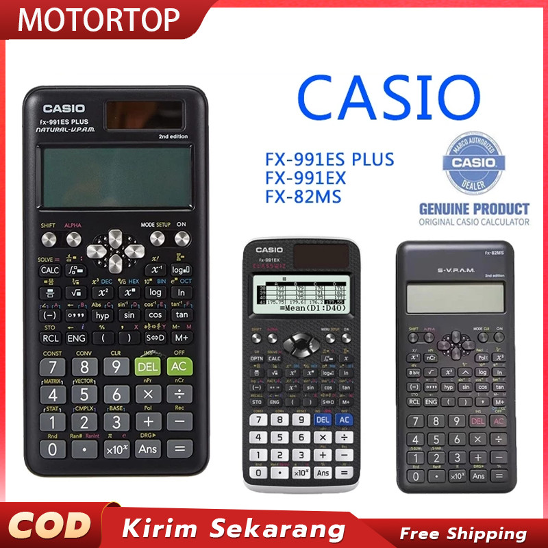 

【Kirim Sekarang】FX-82MS Kalkulator Calculator FX-991ES PLUS Portable Scientific Calculators Accounting LED Electric Counter Students School Office