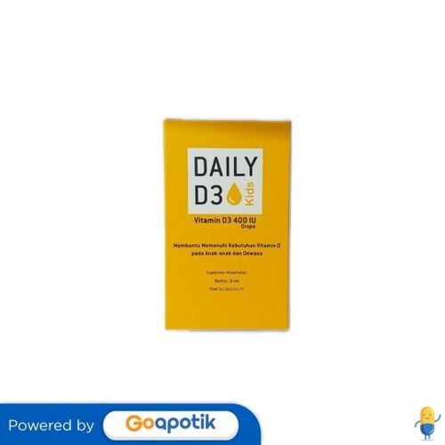 Daily D3 Kids Drop 9 Ml Botol