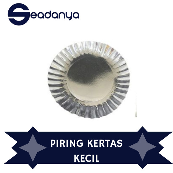 

Piring Kertas Kuetart/Kuetar 10pcs Ulang Tahun Kertas Kecil/Mini Bundar/Lingkaran Metalik Mengkilap