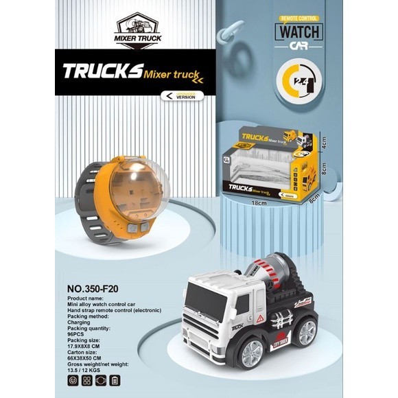 Mobil Remote Jam Tangan Gelang Control RC Remot Mini Mainan Anak - Random
