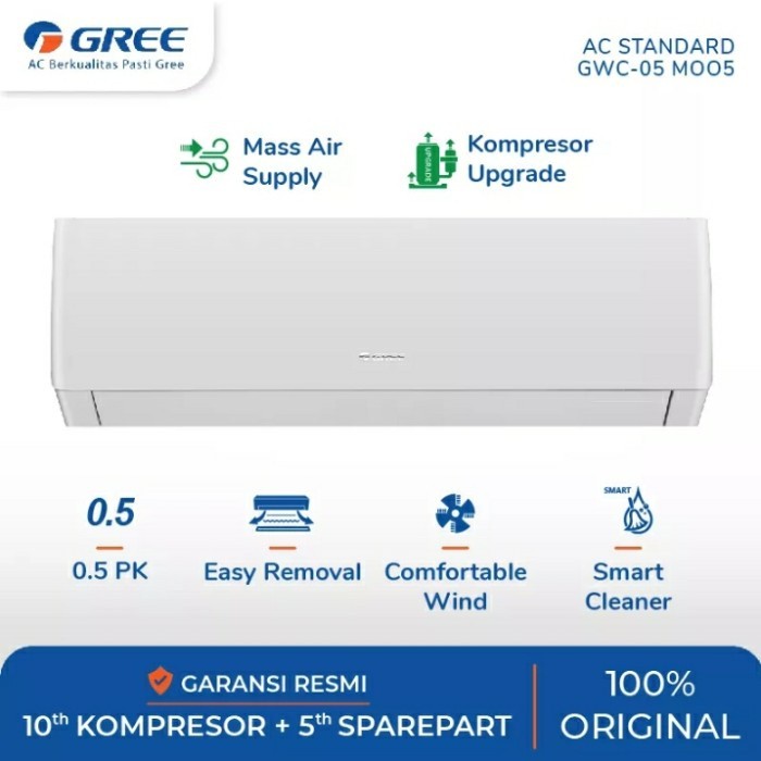 GREE AC GWC 05 MOO5 0,5PK AC Standart GWC-05M005 1/2PK Unit Only