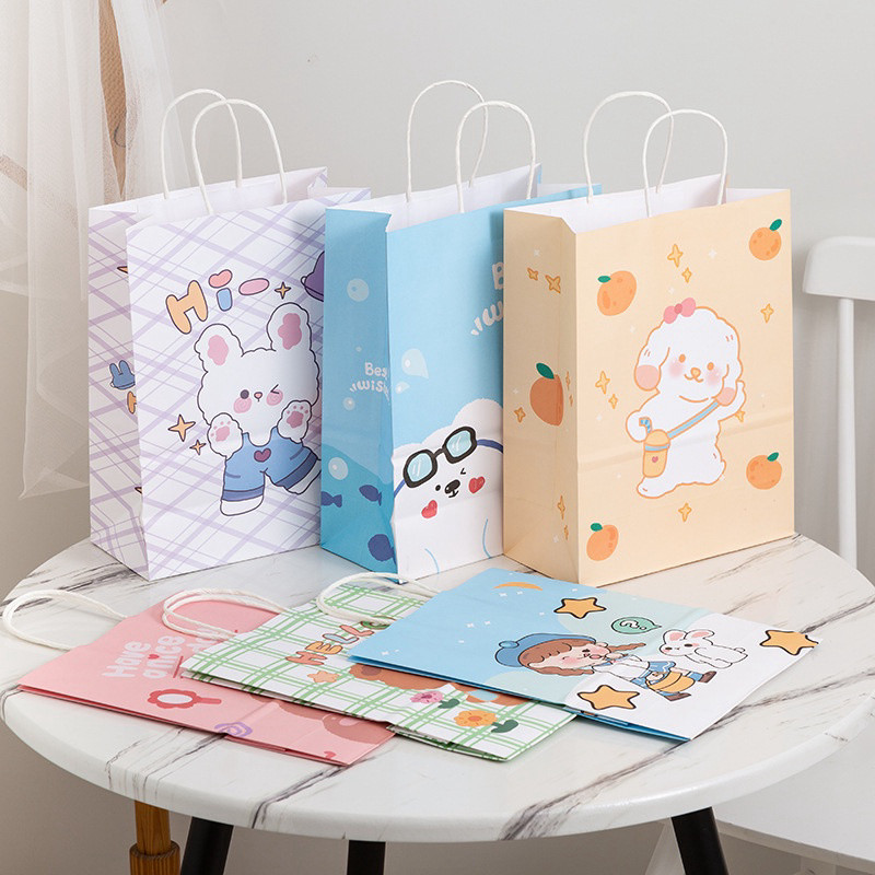 

Paperbag Karakter Kartun Beruang Lucu Goodie Bag Motif Rabbit & Bear Tas Jinjing Serbaguna Bingkisan Hadiah Hampers Ulang Tahun Anak Kotak Souvenir Kantong Tentengan Bingkisan Paper Bag Kertas Mini Lucu Aesthetic Import - pedagangonline017