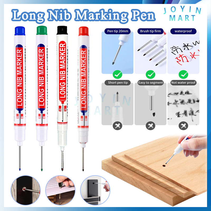 

Spidol Pertukangan Kepala Panjang/Long Nib Head Marker Waterproof