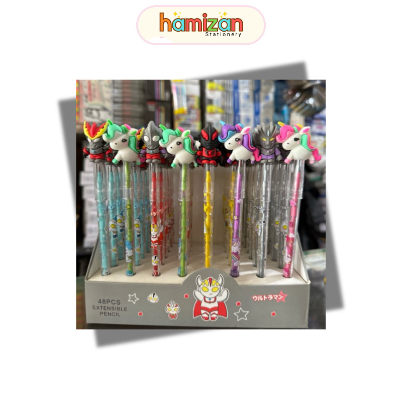

(1pcs) Pencil Pensil Bensia Ultraman Unicorn Murah Berkualitas