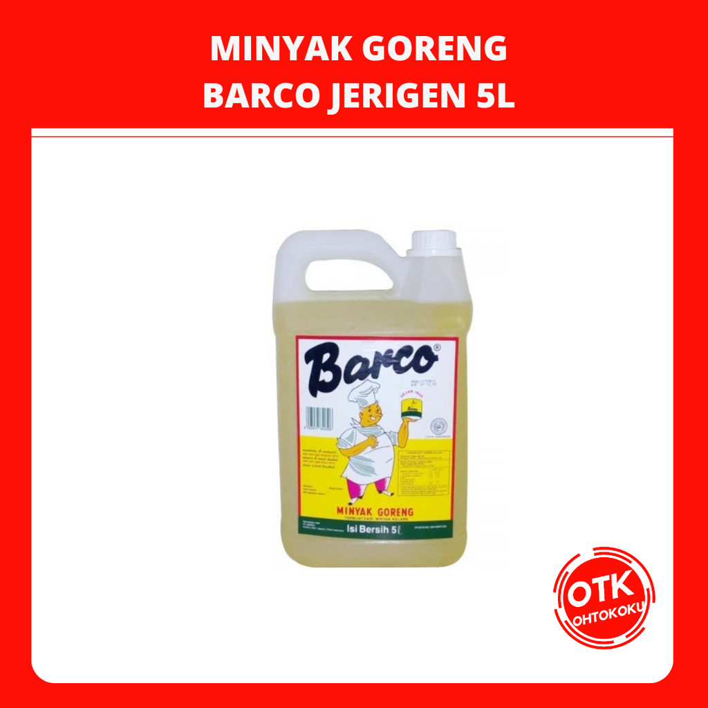 

Barco Minyak Goreng Kelapa 5L Jerycan