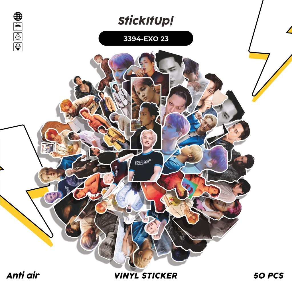 

COD✨ 50 Pcs Stiker KAI 02 Lucu Anti Air Untuk Dekorasi Notebook Sepeda Skateboard Handphone DIY