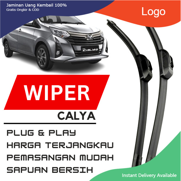WIPER CALYA DEPAN FRAMELESS 1 SET WIPER CALYA 2018 Litlle_variasi