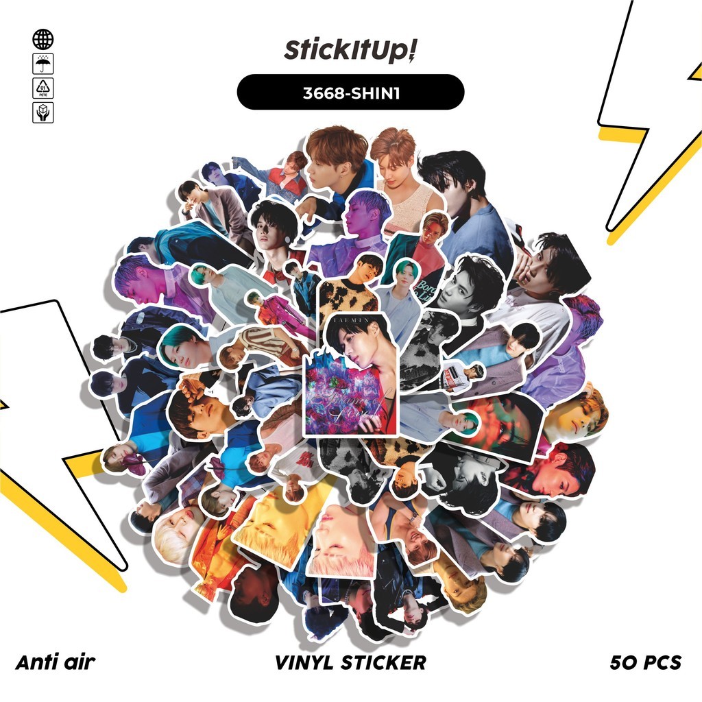

COD✨ 50 Pcs Stiker TAEMIN SHINEE Lucu Anti Air Untuk Dekorasi Notebook Sepeda Skateboard Handphone DIY